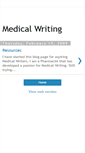 Mobile Screenshot of medhealthwriting.blogspot.com