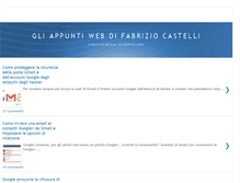 Tablet Screenshot of fabriziocastelli.blogspot.com