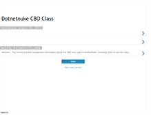 Tablet Screenshot of cbo-class.blogspot.com