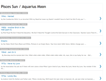 Tablet Screenshot of piscessunaquariusmoon.blogspot.com