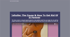 Desktop Screenshot of how-to-get-rid-of-that-cellulite.blogspot.com