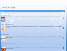 Tablet Screenshot of lovingourlive.blogspot.com