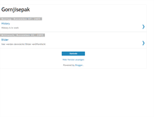 Tablet Screenshot of gornjisepak.blogspot.com