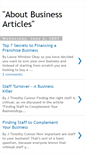 Mobile Screenshot of businessarticlesnews.blogspot.com