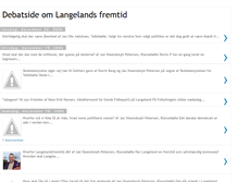 Tablet Screenshot of langelandsfremtid.blogspot.com