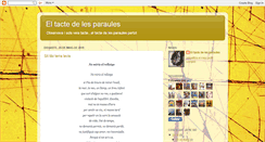 Desktop Screenshot of el-tacte-de-les-paraules.blogspot.com