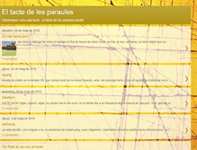Tablet Screenshot of el-tacte-de-les-paraules.blogspot.com