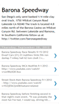 Mobile Screenshot of baronaspeedway.blogspot.com
