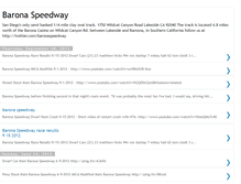 Tablet Screenshot of baronaspeedway.blogspot.com