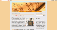 Desktop Screenshot of elcientoporuno.blogspot.com