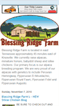 Mobile Screenshot of blessingridgefarm-alpacas.blogspot.com