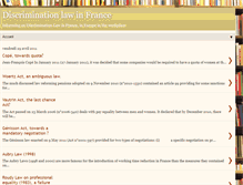 Tablet Screenshot of discriminationlawinfrance.blogspot.com