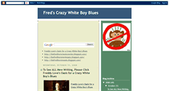 Desktop Screenshot of crazywhiteboyblues.blogspot.com