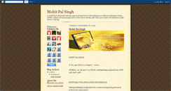 Desktop Screenshot of mohitpalsingh.blogspot.com