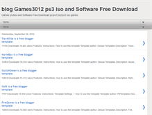 Tablet Screenshot of games3012.blogspot.com