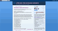 Desktop Screenshot of lppm-adibuana-sby.blogspot.com