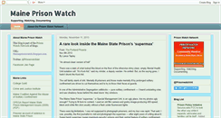 Desktop Screenshot of maineprisonwatch.blogspot.com