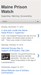 Mobile Screenshot of maineprisonwatch.blogspot.com