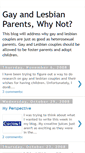Mobile Screenshot of gayandlesbianparenting.blogspot.com