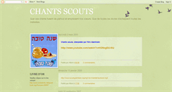 Desktop Screenshot of chants-scouts.blogspot.com