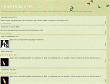 Tablet Screenshot of chants-scouts.blogspot.com