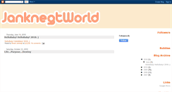 Desktop Screenshot of janknegtworld.blogspot.com