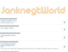 Tablet Screenshot of janknegtworld.blogspot.com