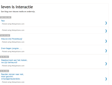 Tablet Screenshot of levenisinteractie2.blogspot.com