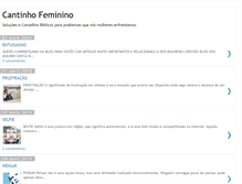 Tablet Screenshot of cantinhofemininoibr.blogspot.com