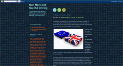 Desktop Screenshot of karlmarxandcarefuldriving.blogspot.com