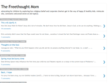 Tablet Screenshot of freethoughtmom.blogspot.com