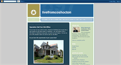 Desktop Screenshot of livefromcoshocton.blogspot.com