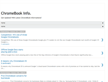 Tablet Screenshot of chromebookinfo.blogspot.com