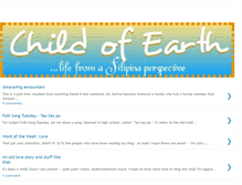 Tablet Screenshot of child-of-earth.blogspot.com