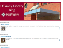 Tablet Screenshot of ogradylibrary.blogspot.com