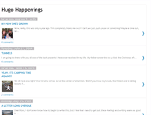 Tablet Screenshot of hugohappenings.blogspot.com