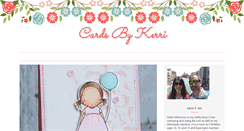 Desktop Screenshot of cardsbykerri.blogspot.com