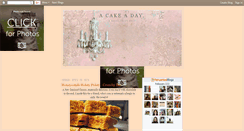 Desktop Screenshot of acakeadayabakingrecipedaily.blogspot.com