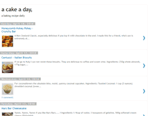 Tablet Screenshot of acakeadayabakingrecipedaily.blogspot.com