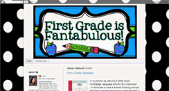 Desktop Screenshot of firstgradeisfantabulous.blogspot.com