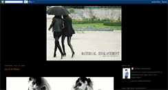 Desktop Screenshot of materialenslavement.blogspot.com