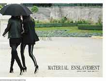 Tablet Screenshot of materialenslavement.blogspot.com