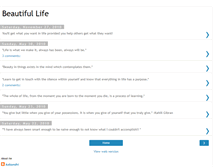 Tablet Screenshot of beautifullifequotation.blogspot.com