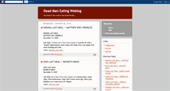 Desktop Screenshot of deadmaneating.blogspot.com