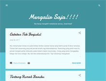 Tablet Screenshot of mengalir-saja.blogspot.com