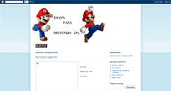 Desktop Screenshot of jogos-para-nintendods.blogspot.com