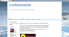 Desktop Screenshot of ilcreaviaggi.blogspot.com