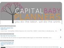 Tablet Screenshot of capitalbabyplannersblog.blogspot.com