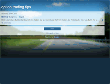 Tablet Screenshot of option-trading-tips.blogspot.com