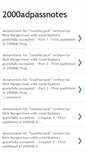 Mobile Screenshot of 2000adpassnotes.blogspot.com